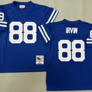 Dallas Cowboys #88 Michael Irvin Blue 1992 Throwback Jersey