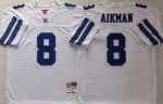 Dallas Cowboys #8 Troy Aikman White 1994 Jersey