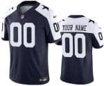 Dallas Cowboys Customized Limited Navy Alternate FUSE Vapor Jersey
