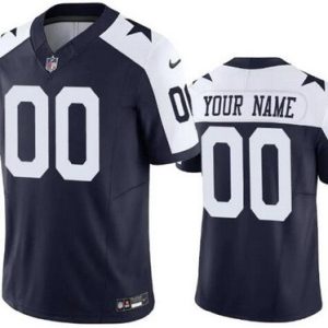 Dallas Cowboys Customized Limited Navy Alternate FUSE Vapor Jersey