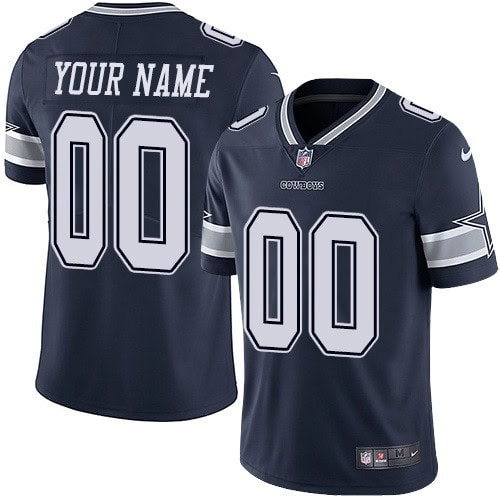 Dallas Cowboys Customized Limited Navy Blue Vapor Untouchable Jersey