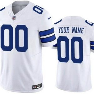 Dallas Cowboys Customized Limited White FUSE Vapor Jersey