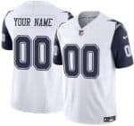 Dallas Cowboys Customized Limited White Throwback FUSE Vapor Jersey