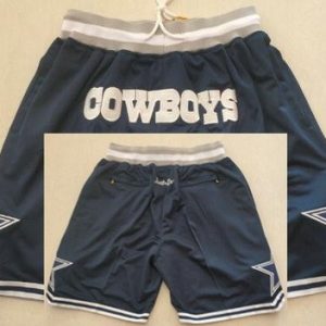 Dallas Cowboys Navy Just Don Shorts