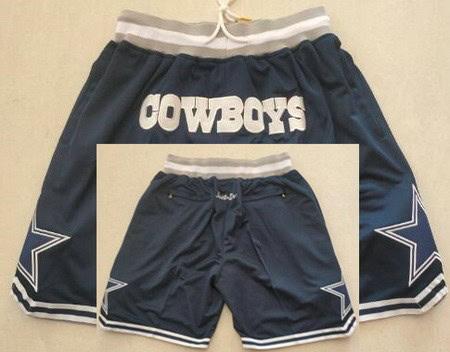 Dallas Cowboys Navy Just Don Shorts