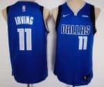 Dallas Mavericks #11 Kyrie Irving Blue Icon Sponsor Swingman Jersey