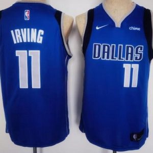 Dallas Mavericks #11 Kyrie Irving Blue Icon Sponsor Swingman Jersey