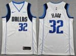 Dallas Mavericks #32 Cooper Flagg White Sponsor Swingman Jersey