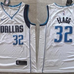 Dallas Mavericks #32 Cooper Flagg White Swingman Jersey