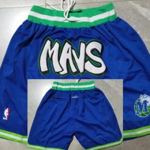 Dallas Mavericks Blue Just Don Shorts