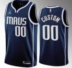 Dallas Mavericks Customized Navy 2022 Customized Icon Swingman Jersey