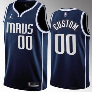 Dallas Mavericks Customized Navy 2022 Customized Icon Swingman Jersey