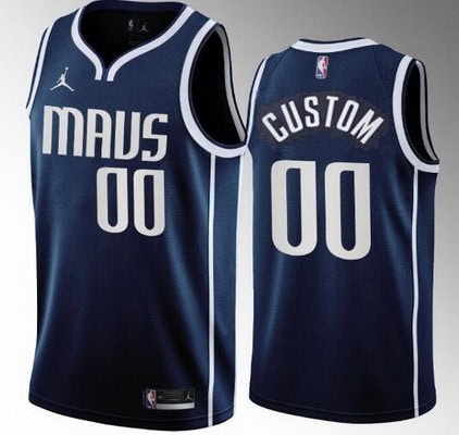 Dallas Mavericks Customized Navy 2022 Customized Icon Swingman Jersey
