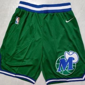 Dallas Mavericks Green Classic Swingman Shorts