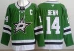 Dallas Stars #14 Jamie Benn Green Authentic Jersey
