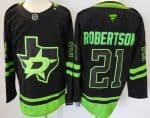 Dallas Stars #21 Jason Robertson Black Alternate Authentic Jersey