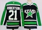 Dallas Stars #21 Jason Robertson Black Authentic Jersey