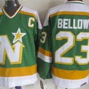 Dallas Stars #23 Brian Bellows Green Throwback Jersey