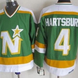 Dallas Stars #4 Craig Hartsburg Green Throwback Jersey