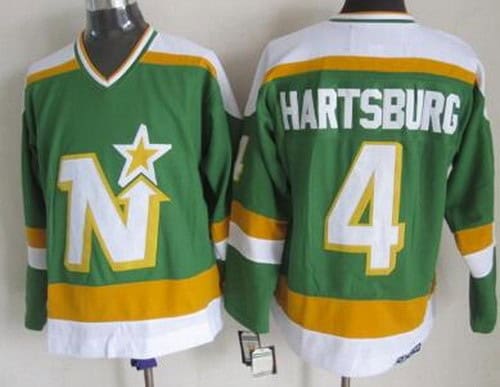 Dallas Stars #4 Craig Hartsburg Green Throwback Jersey