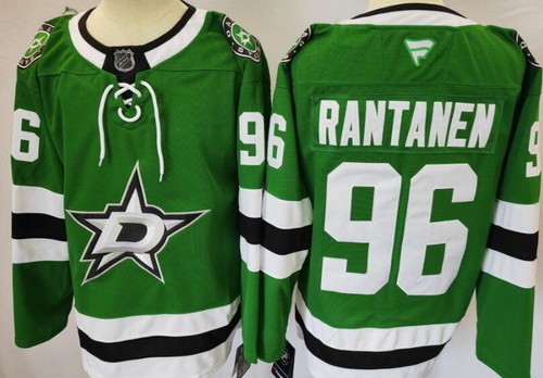Dallas Stars #96 Mikko Rantanen Green Authentic Jersey