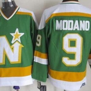 Dallas Stars #9 Mike Modano Green Retro Jersey