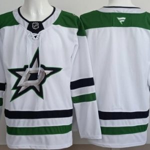 Dallas Stars Blank White Authentic Jersey