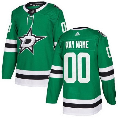 Dallas Stars Customized Green Authentic Jersey