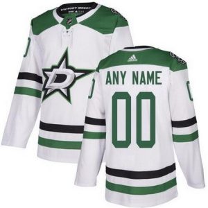 Dallas Stars Customized White Authentic Jersey
