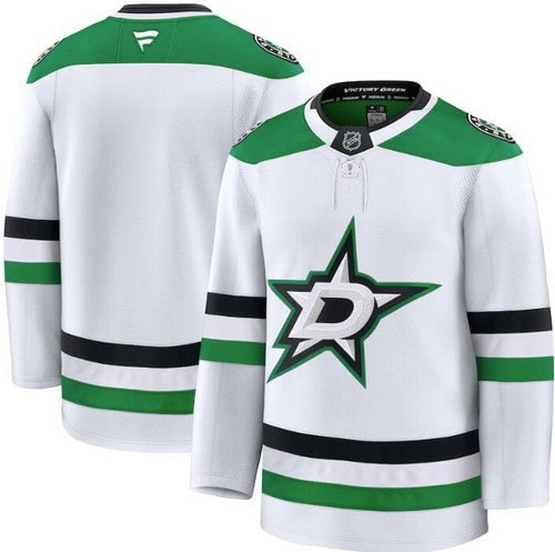 Dallas Stars Customized White Fanatics Authentic Jersey