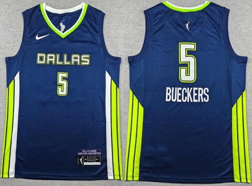 Dallas Wings #5 Paige Bueckers Navy Swingman Jersey