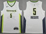 Dallas Wings #5 Paige Bueckers White Swingman Jersey