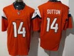 Denver Broncos #14 Courtland Sutton Limited Orange FUSE Vapor Jersey