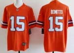 Denver Broncos #15 Nik Bonitto Limited Orange Throwback Vapor Jersey