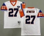 Denver Broncos #27 Steve Atwater White 75th 1998 Throwback Jersey