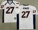Denver Broncos #27 Steve Atwater White Throwback Jersey