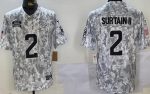 Denver Broncos #2 Patrick Surtain II Limited Arctic Camo 2024 Salute to Service Jersey