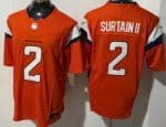 Denver Broncos #2 Patrick Surtain II Limited Orange FUSE Vapor Jersey