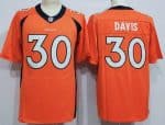 Denver Broncos #30 Terrell Davis Limited Orange Vapor Jersey