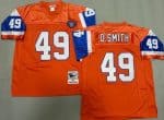 Denver Broncos #49 Dennis Smith Orange 75th 1994 Throwback Jersey