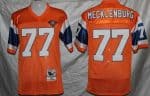 Denver Broncos #77 Karl Mecklenburg Orange 1994 Throwback Jersey