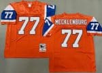 Denver Broncos #77 Karl Mecklenburg Orange 1994 Throwback Jersey