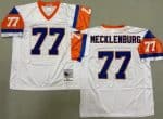 Denver Broncos #77 Karl Mecklenburg White 1994 Throwback Jersey