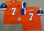 Denver Broncos #7 John Elway Orange 75th 1994 Throwback Jersey