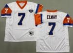 Denver Broncos #7 John Elway White 75th 1994 Throwback Jersey