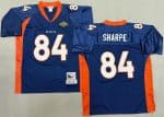 Denver Broncos #84 Shannon Sharpe Navy Throwback Jersey