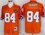 Denver Broncos #84 Shannon Sharpe Orange 75th 1994 Throwback Jersey