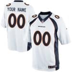 Denver Broncos Customized Game White Jersey