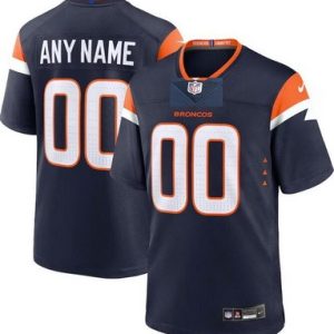 Denver Broncos Customized Limited Navy Vapor Jersey
