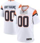 Denver Broncos Customized Limited White Vapor Jersey